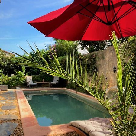 Chambre, Terrasse Et Piscine De L'Impasse Du Pressoir Le Crès Exterior foto